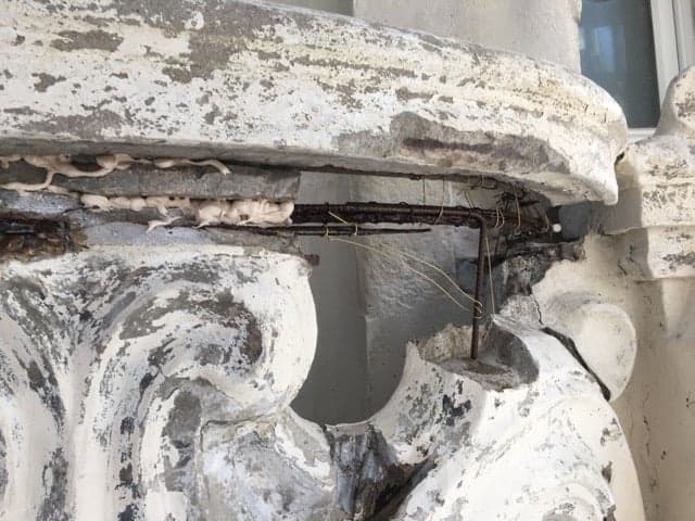 Ravalement Immeuble Felix potin - 140 rue de Rennes — chantier en cours