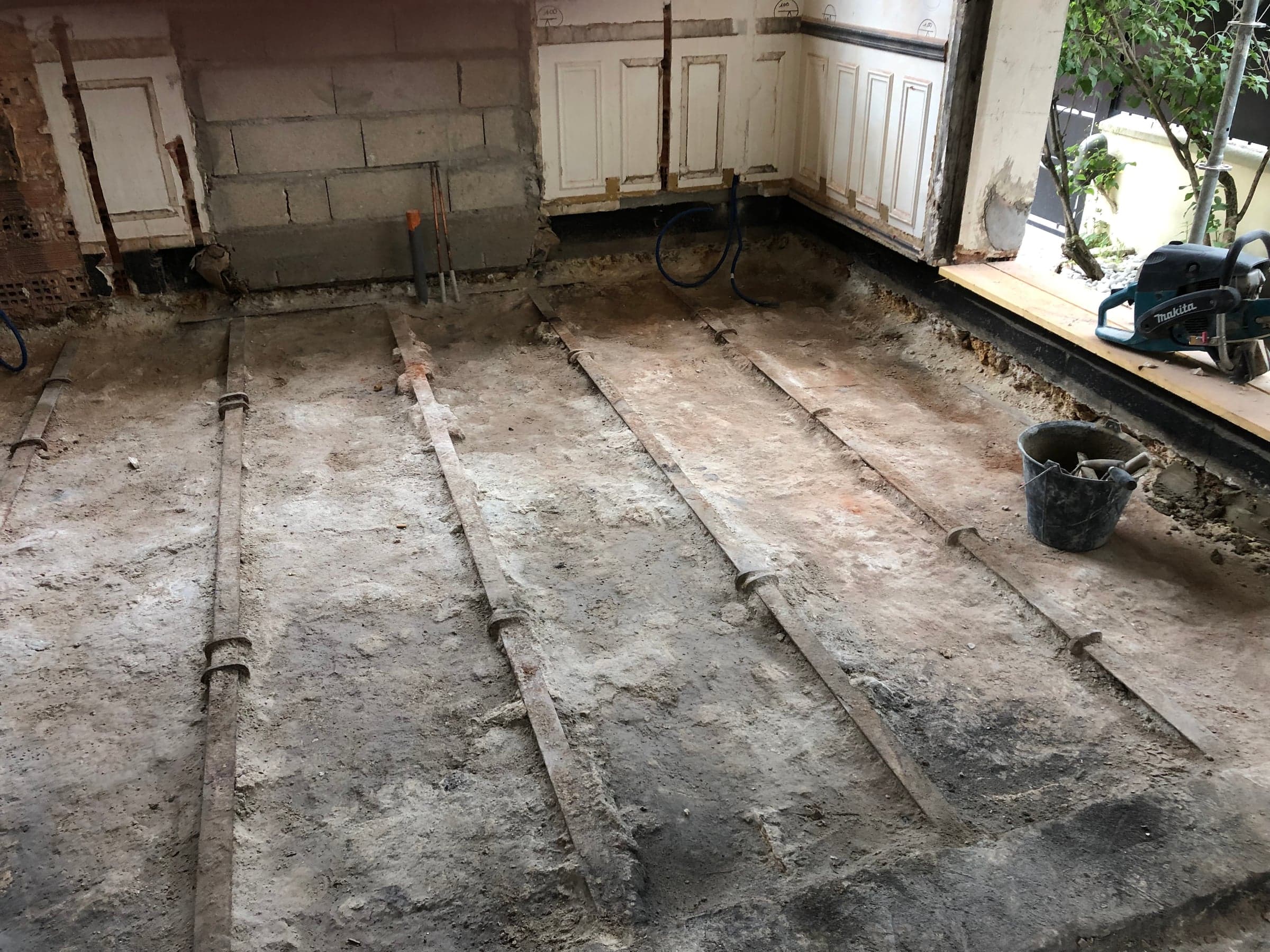 Rénovation d’une maison ancienne — chantier en cours
