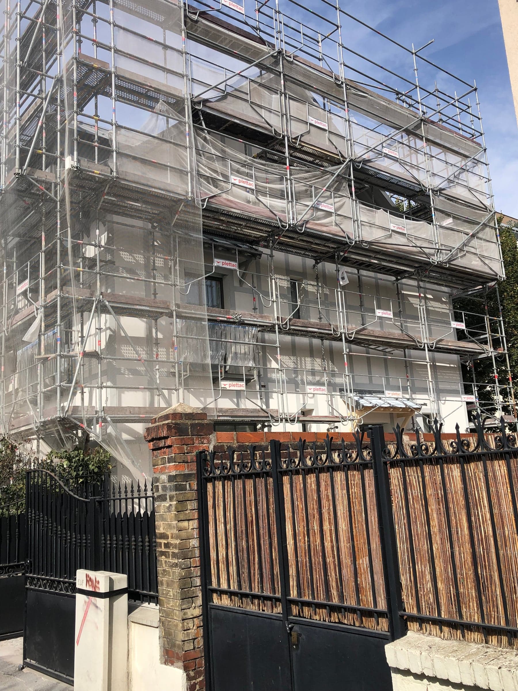 Rénovation d’une maison ancienne — chantier en cours