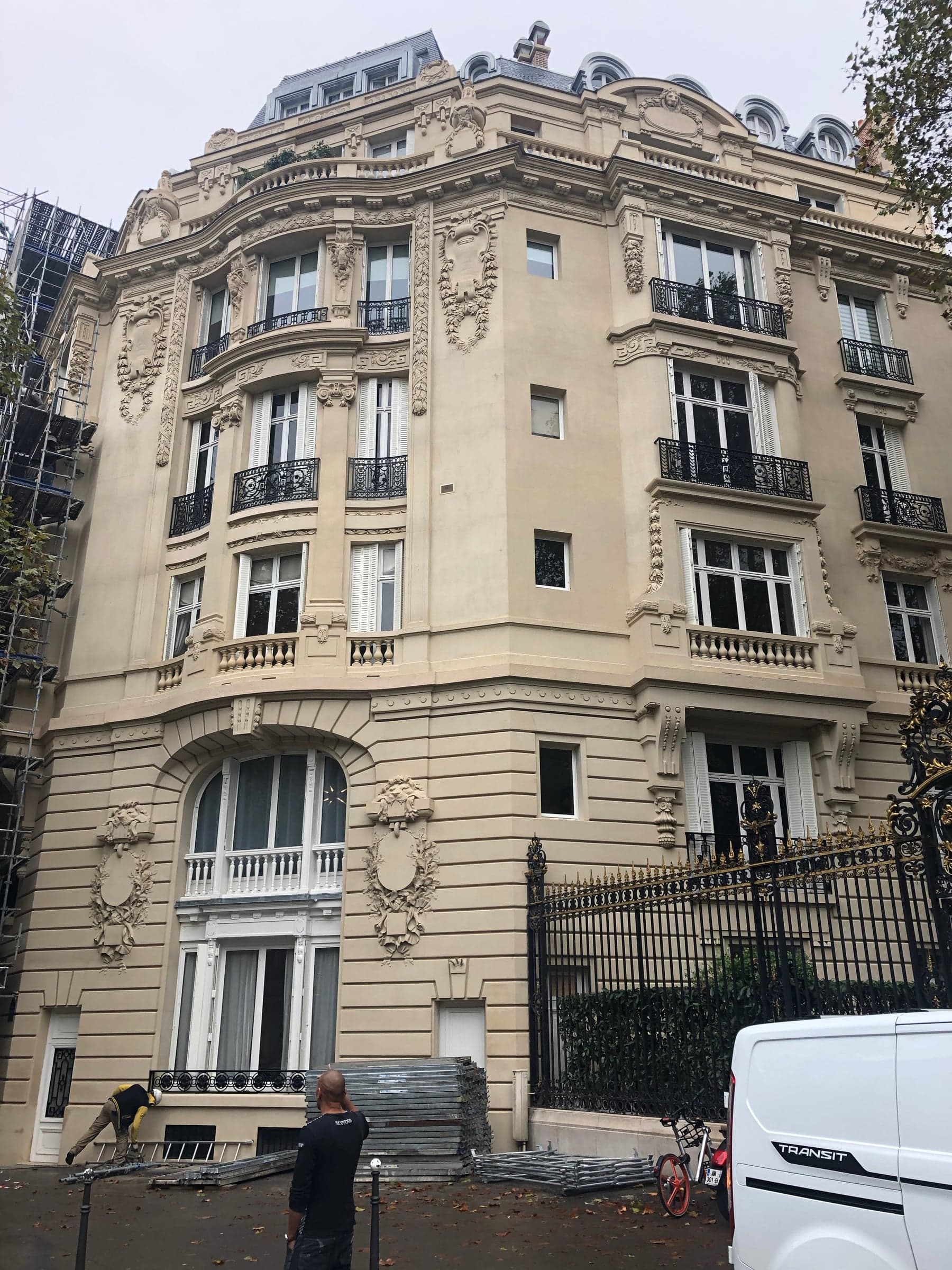 Ravalement Pierre d'une façade parisienne au 86 boulevard Malesherbes — après travaux